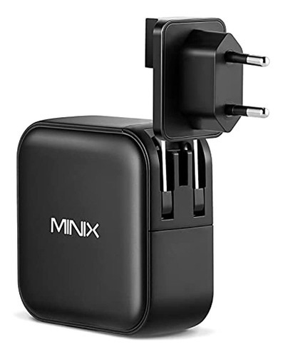 Minix Neo P3 100w Turbo 4-ports Gan Wall Charger, 3 X Usb-c