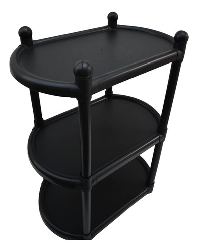 Mesa Ovalada 3 Niveles 49x30x65 Cms San Bernardo