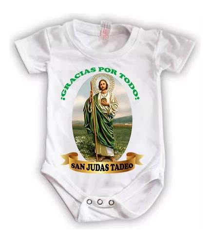 San Judas Tadeo Pañalero Personalizado Bebe