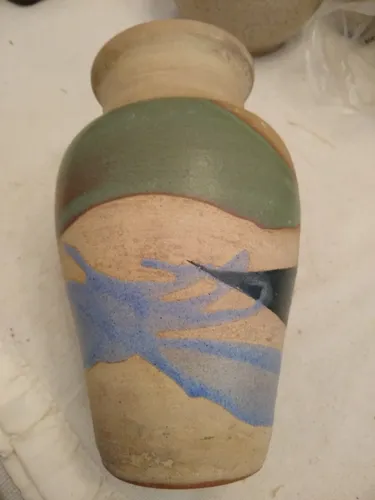 Florero De Ceramica - Usado (Usado)
