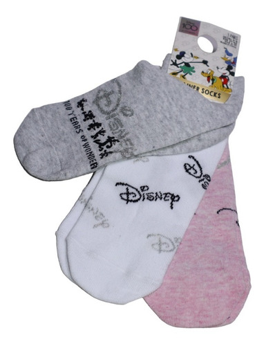 Calcetines Disney Mickey Y Sus Amigos Edición 100 / 3 Pares