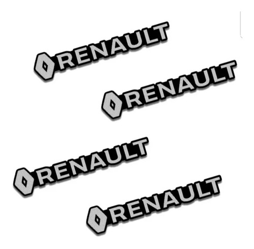 Emblemas O Embellecedores De Bocina De Renault Son 4 Piezas