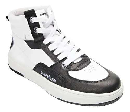 Tenis cavalera cano alto masculino best sale branco
