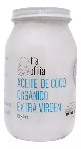 Aceite De Coco Organico Tia Ofilia 473 Ml