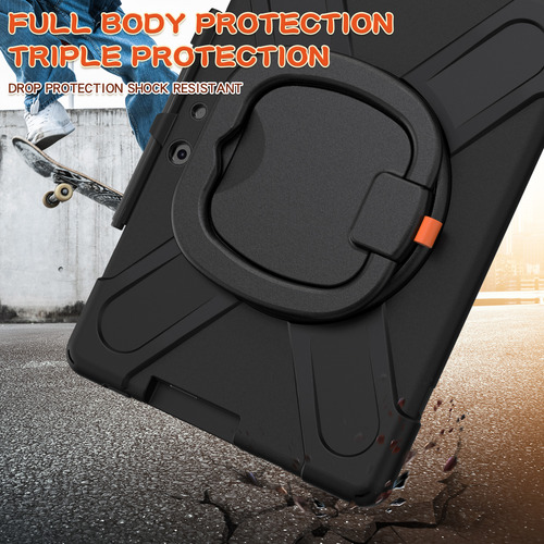 Funda Resistente Con Rotación De 360 Grados Para Microsoft Surface Pro X 2019, Funda Con Soporte De 13 Pulgadas Con Mango Y Agarre