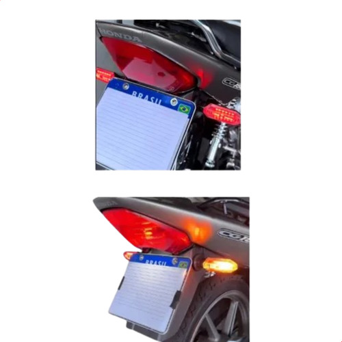 Seta Pisca Gvs Led Com Drl Cb Twister Kit 4 Unidades