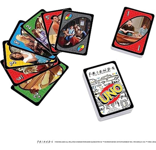 Uno Friends Juego De Cartas Familiar Juguete Mattel Games ;o