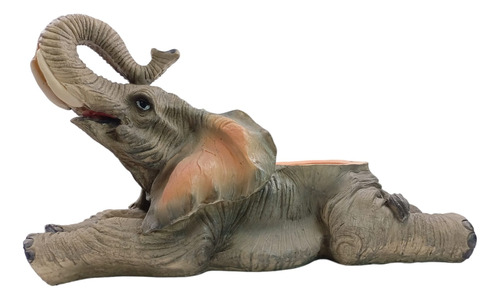 Elefante Para Maceta 70 X 50, Figura Escultura De Resina