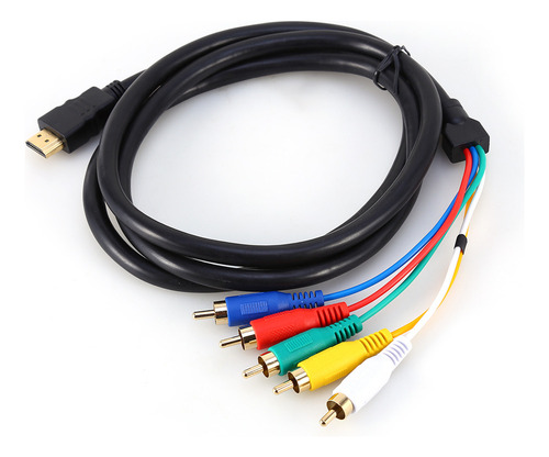 Y Nuevo Convertidor De Audio Y Video Hdmi Macho A 3 Rca Av .
