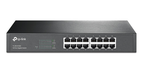 Switch 16 Puertos Gigabit Escritorio Tl-sg1016d Montaje Rack