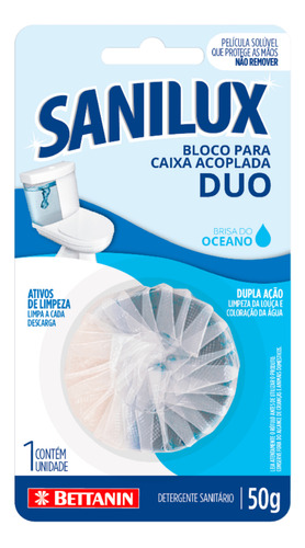 Desodorizador Sanitário Caixa Acoplada Bloco Aromatizador