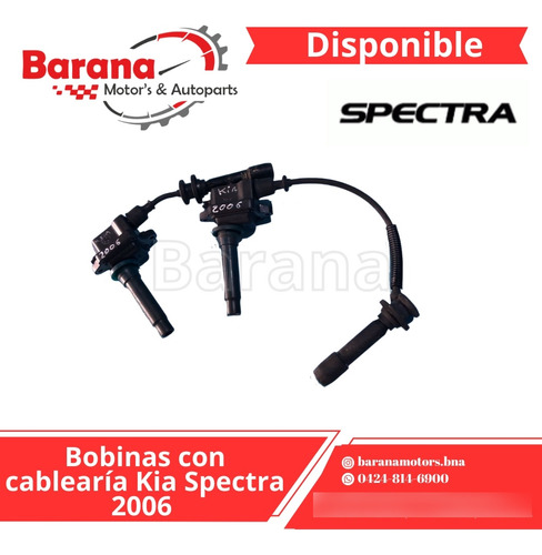 Bobinas Con Cableria Kia Spectra 2006