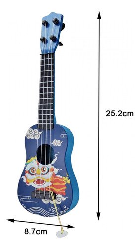 Juguete De Guitarra Para Niños 4 Cuerdas Mini Guitarra