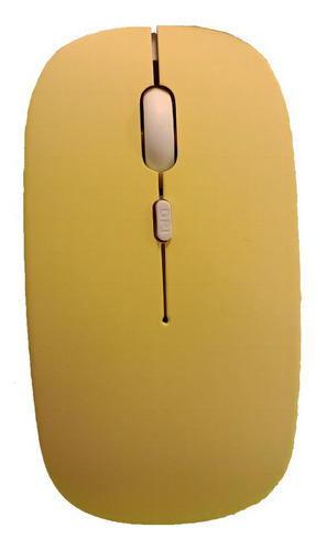 Mouse Inalámbrico Bluetooth H01 Color Amarillo