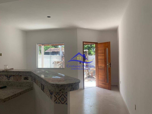 Imagem 2 de 8 de Casa Com 2 Dormitórios À Venda, 78 M² Por R$ 350.000,00 - Jardim Atlântico Leste (itaipuaçu) - Maricá/rj - Ca0936