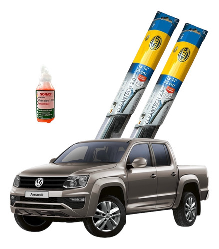 Kit Plumillas Limpiaparabrisas Hella 24 Y 24 Vw Amarok