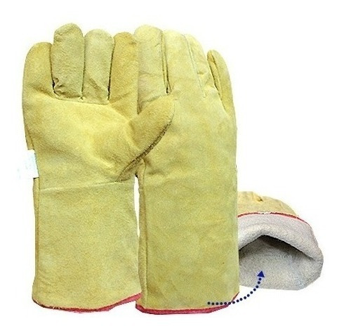 Par De Guantes Soldador Forrado Con Kevlar 