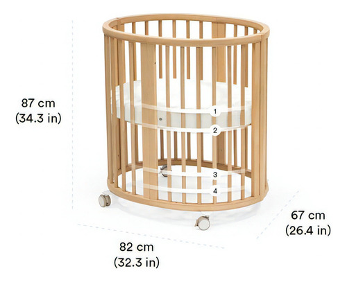 Cuna Stokke Sleepi Mini V3 - Natural
