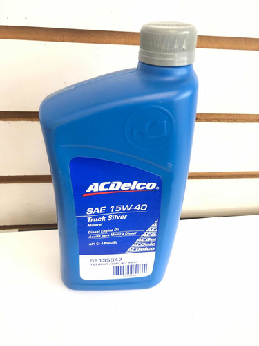 Aceite De Motor 15w/40 Mineral Dual Acdelco Somos Tienda