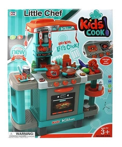 Cocina Little Chef Azul