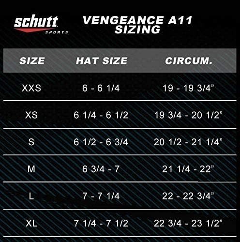 Imagen 7 de 7 de Casco De Fútbol Americano - Schutt Vengeance A11, A Pedido!!