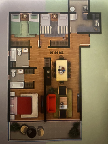 Hermoso Depto En Condominio Con Acceso A Rio Tolten