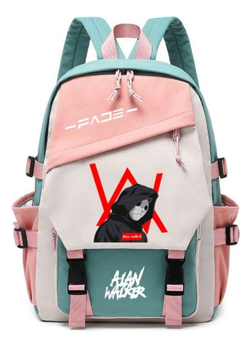 Alanwalker Printed Elementary School Shoulder Bag