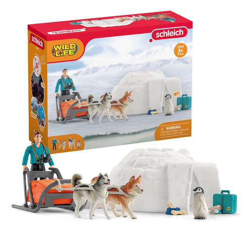 Expedición Antártica Con Animales Árticos De Schleich Jueg