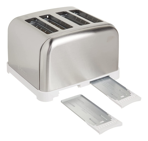 Tostadora Clásica De Metal Cuisinart Cpt180wp1, 4 Ranuras