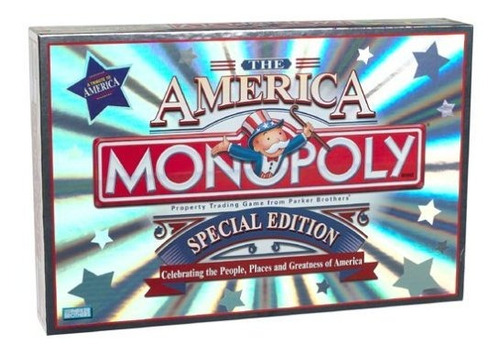 Parker Brothers Monopoly The America Edición Especial.