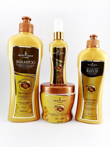 Kit Shampoo+tratamiento Crema Aceite Or - mL a $525