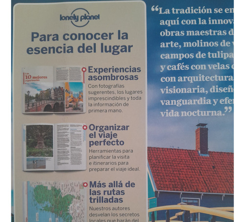 Países Bajos Lonely Planet. Nueva. En Español
