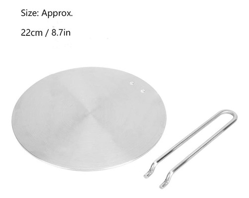 Difusor De Calor Acero Inoxidable Adaptador Placa Inducción