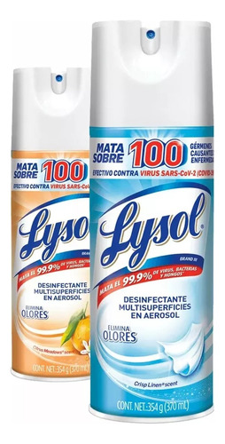Lysol Desinfectante En Aerosol  - S9498