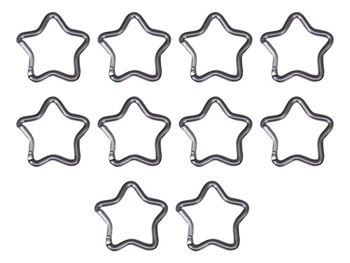 Mosquetones Con Forma De Estrella De Cinco Puntas Para Silve