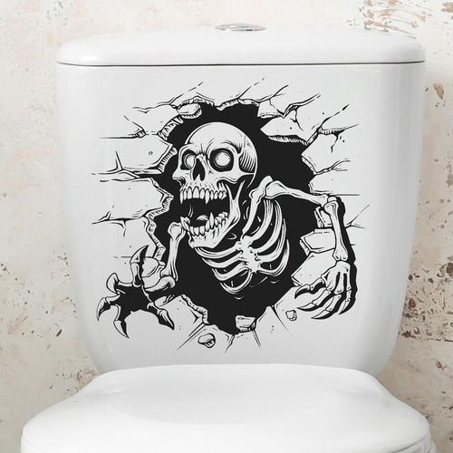 Calcomanía De Calavera De Halloween