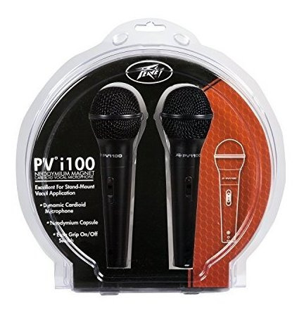 Pvi 100 Pack 2 Microfono Dinamico Para Cardiodo