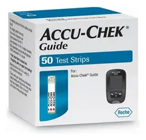 Comprar Tiras Reactivas Accu-chek Guide - 50 Unidades Para Glucosa Blanco