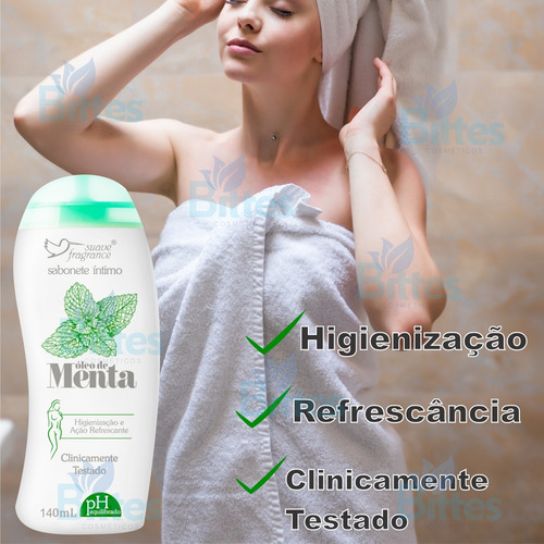 Sabonete Menta Suave Fragrance Íntimo 140ml