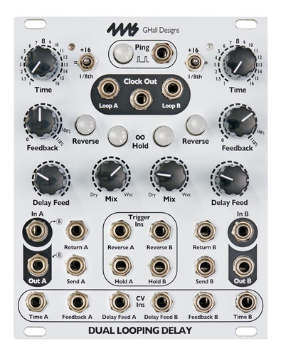 4ms Dual Looping Delay Módulo Eurorack