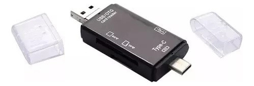 Lector De Memorias Otg Usb Tipo C Micro Usb 3.0 Sd Tf Msd