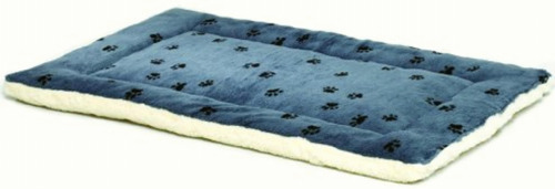 Cama Para Perro Midwest Quiettime Pawprint Reversible 17x11 