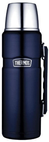 Termo Thermos Azul Modelo King 1.2 Litros Con Asa Y Tapón