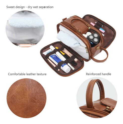 Bh Neceser Impermeable Para Hombre, Bolsa De Aseo Colgante