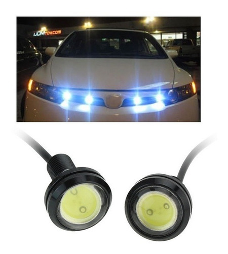 Imagen 4 de 6 de Luz Led Ojo De Aguila Blanco Frío 9w Cob