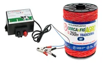 Comprar Kit Eletrificador Cerca Elétrica Rural Gado E Fio 250m Bat
