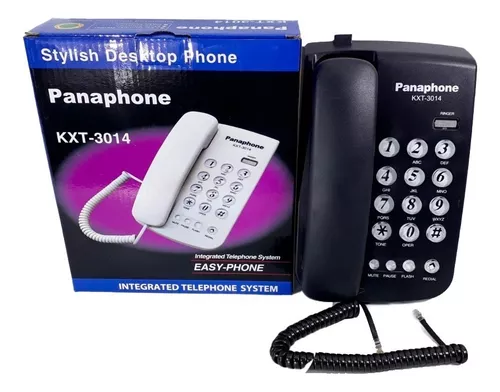 Teléfono Fijo Panaphone Kxt-3014 Negro – Carolina´s Home