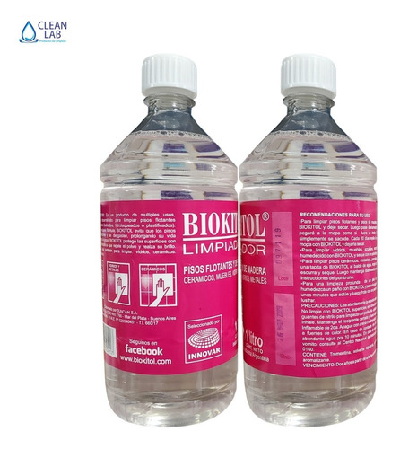 Liquido Atrapa Polvo Limpiador Multiuso Biokitol X 1 Lt