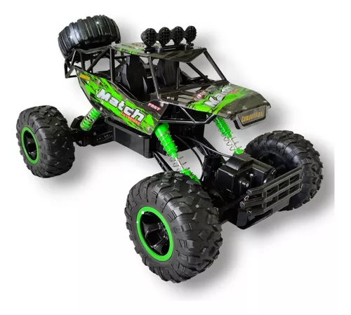 Carro Monster Carrinho de Controle Remoto Grande 37cm e 28cm 4x4 Buggy  Rally Off-Road Carrinho Monster Veloz