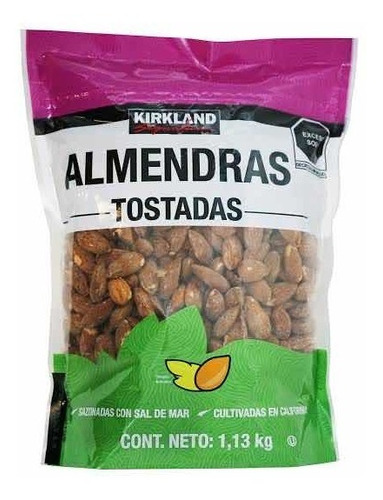 Almendras Tostadas Kirkland Signature De 1.13 Kg Deliciosas!